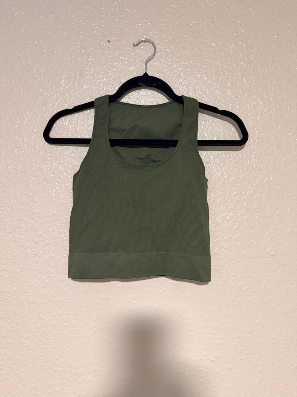 Women's DSG Olive Green Tank Crop Top